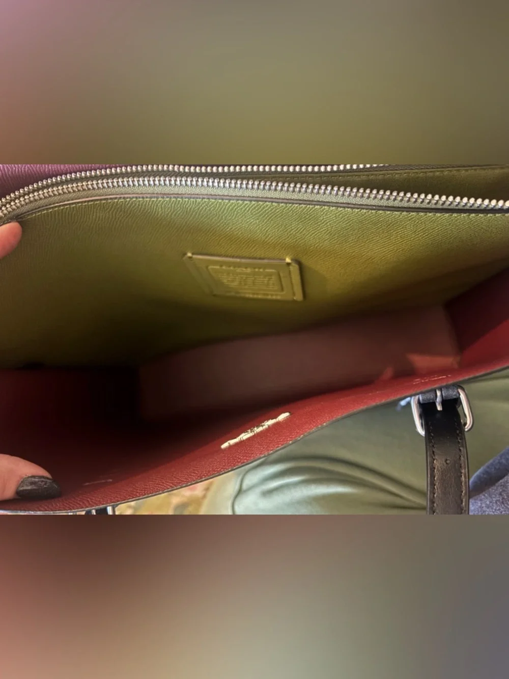 Women’s Coach Signature Mollie Tote - Picture 5 of 9